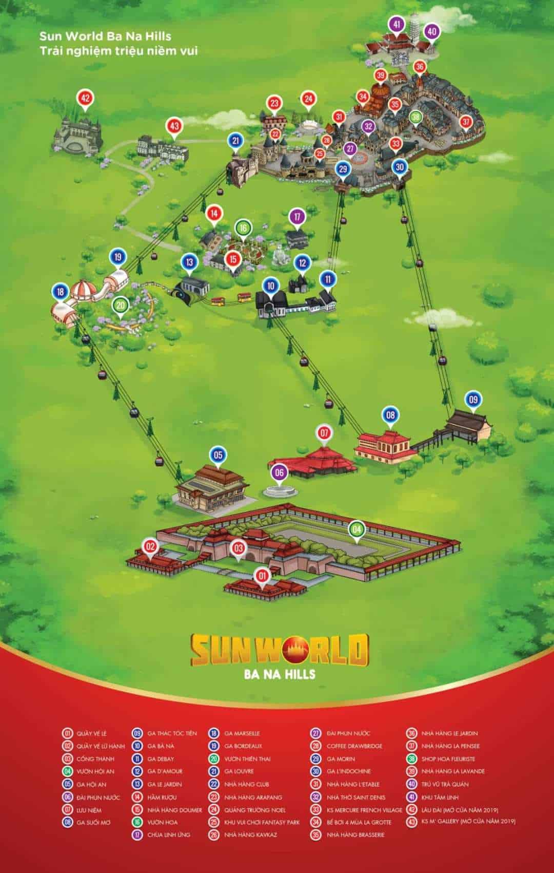 Bản đồ Bà Nà Hills