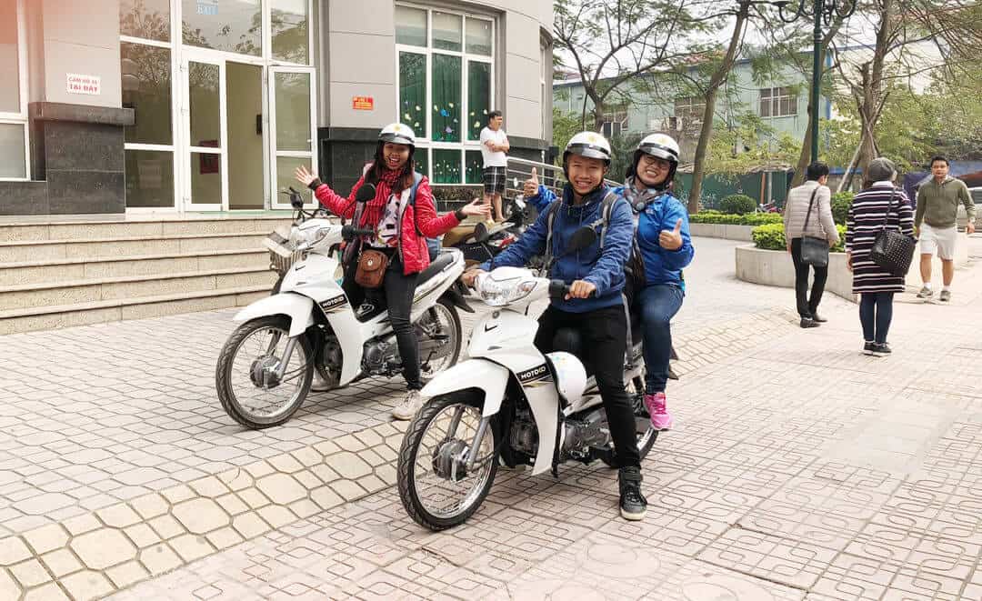 Cho thuê xe máy Hà Nội Motor tour 